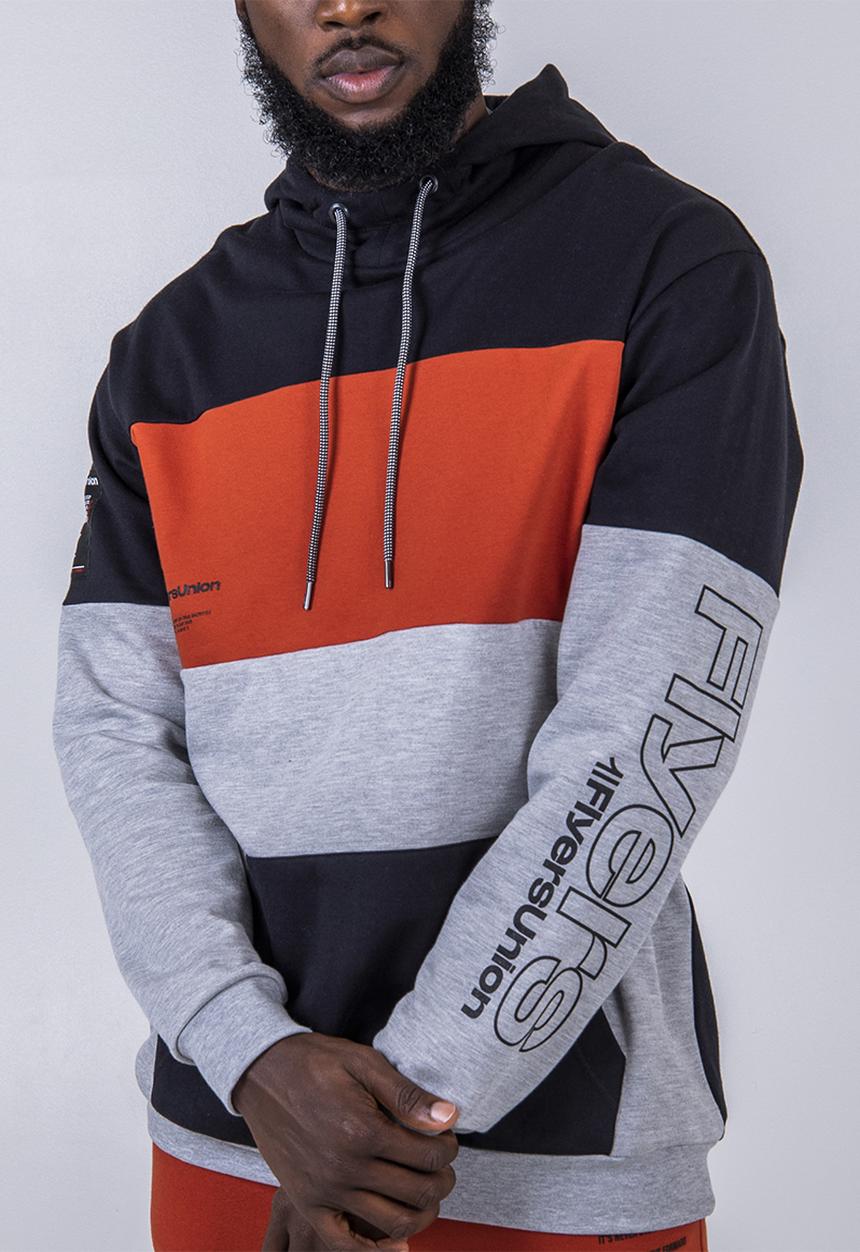 Flyersunion - Flyers contrast hoodie - multi