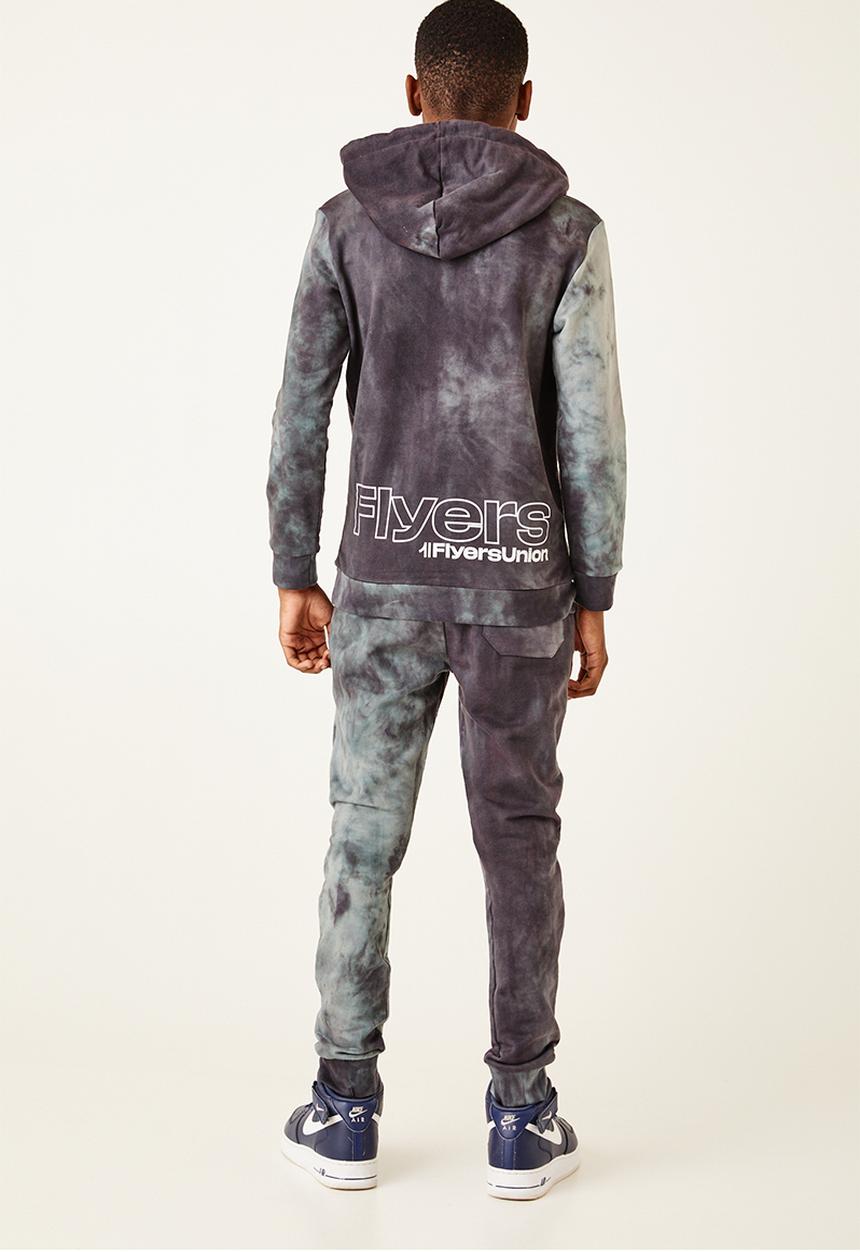 Flyersunion - Spectra-dye fleece hoodie - black