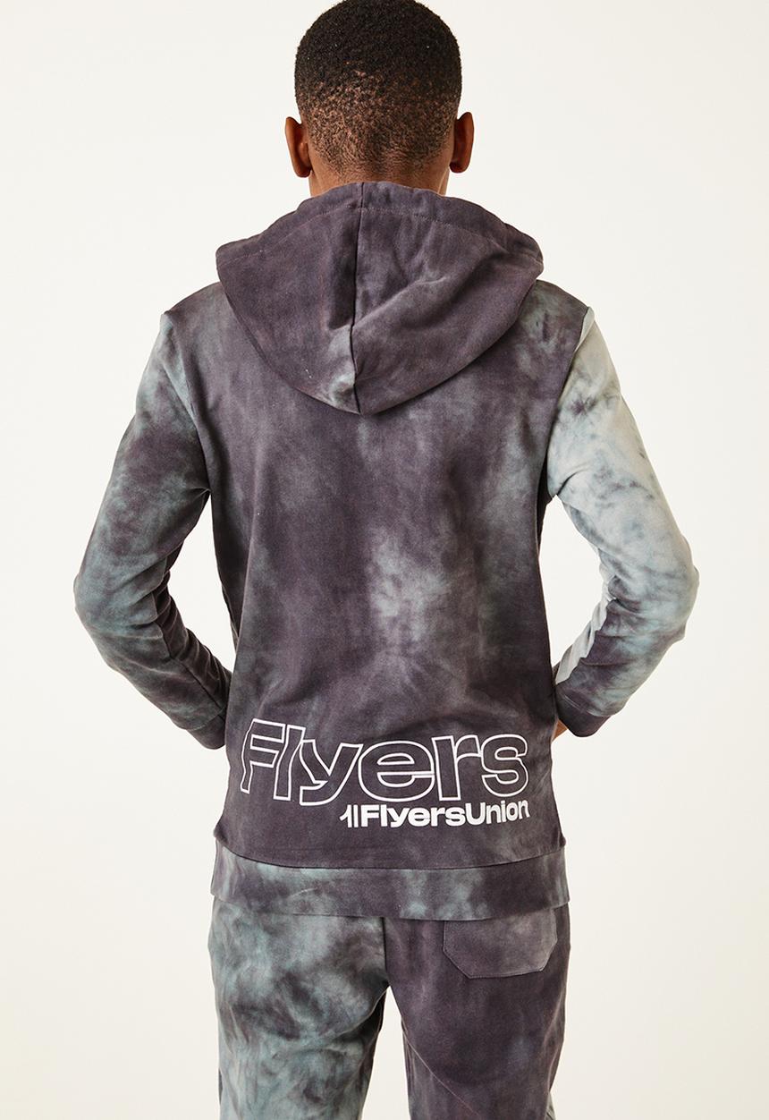 Flyersunion - Spectra-dye fleece hoodie - black