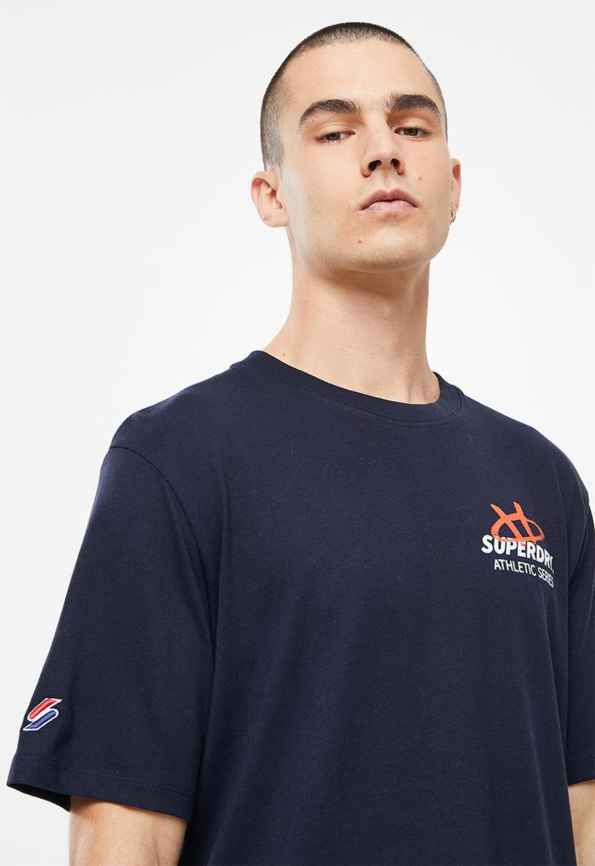 Superdry. - Strikeout tee - deep navy