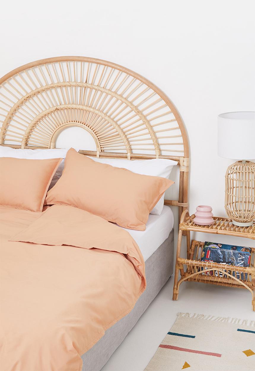 Sixth Floor - Poly cotton duvet set – terracotta pink