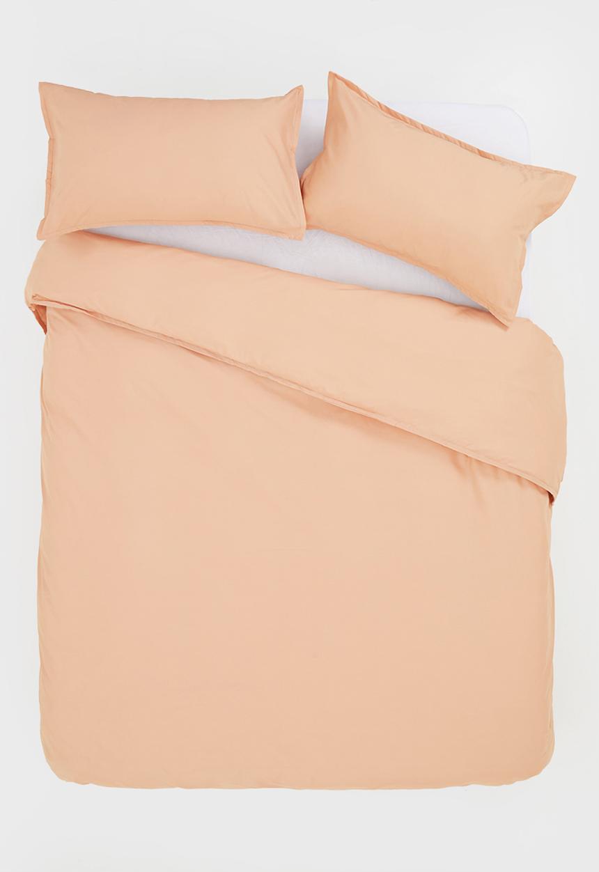 Sixth Floor - Poly cotton duvet set – terracotta pink