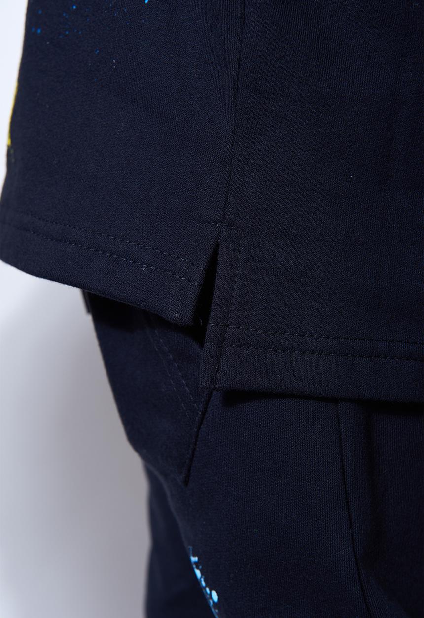 Flyersunion - Open bottom hoodie - black