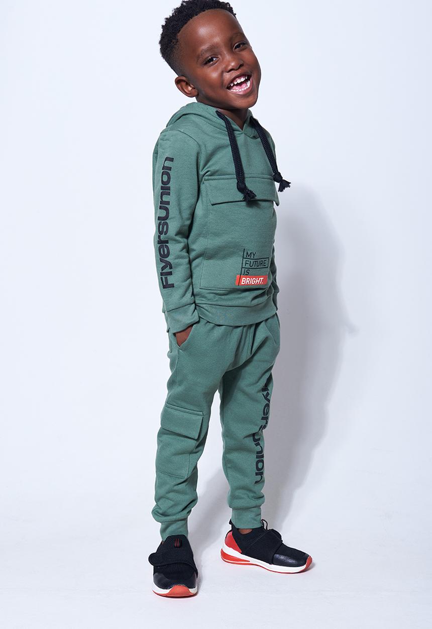 Flyersunion - Jogger with utility pocket - olive