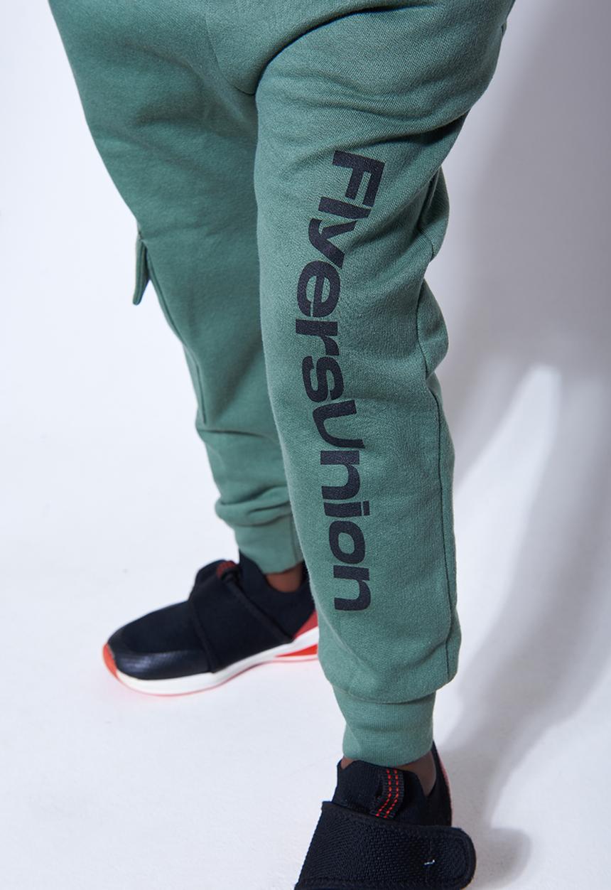Flyersunion - Jogger with utility pocket - olive