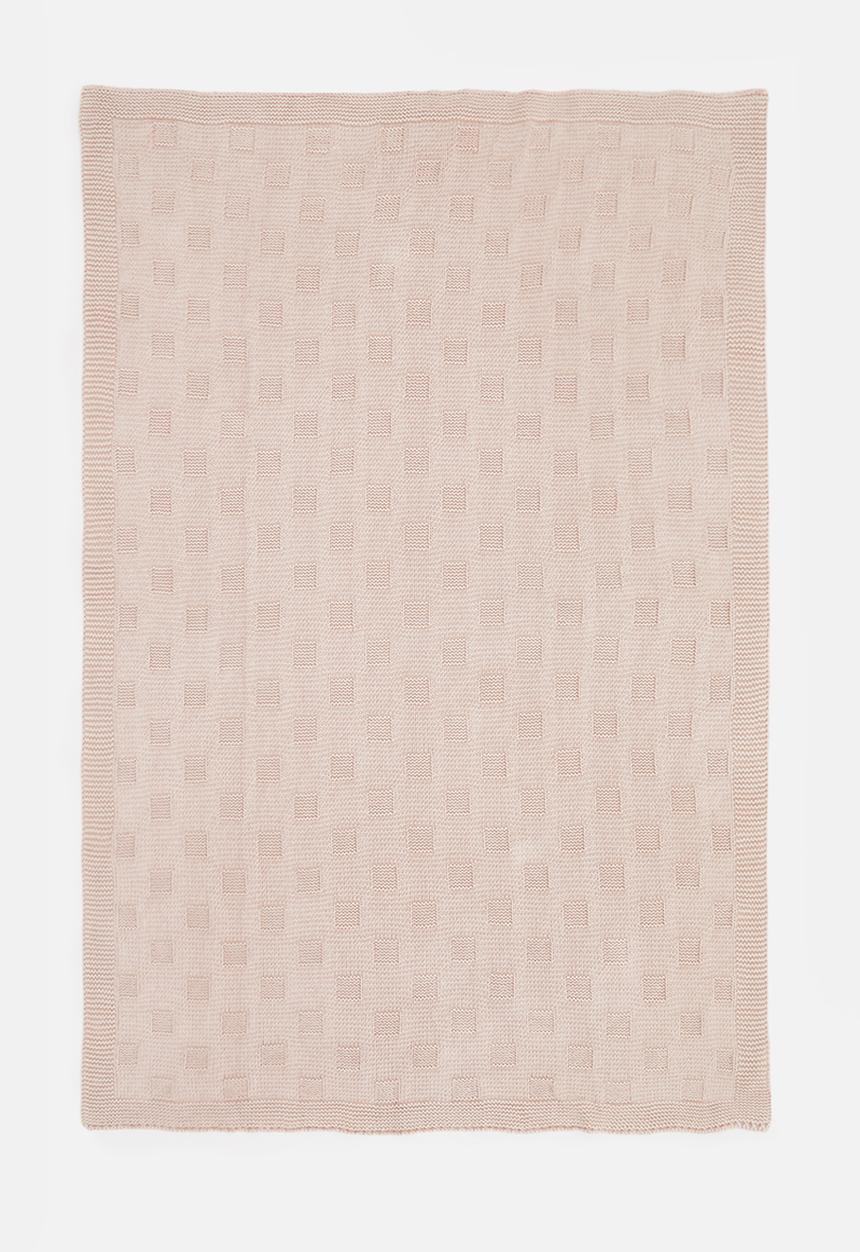 Sixth Floor - Cotton knit blankie - cameo