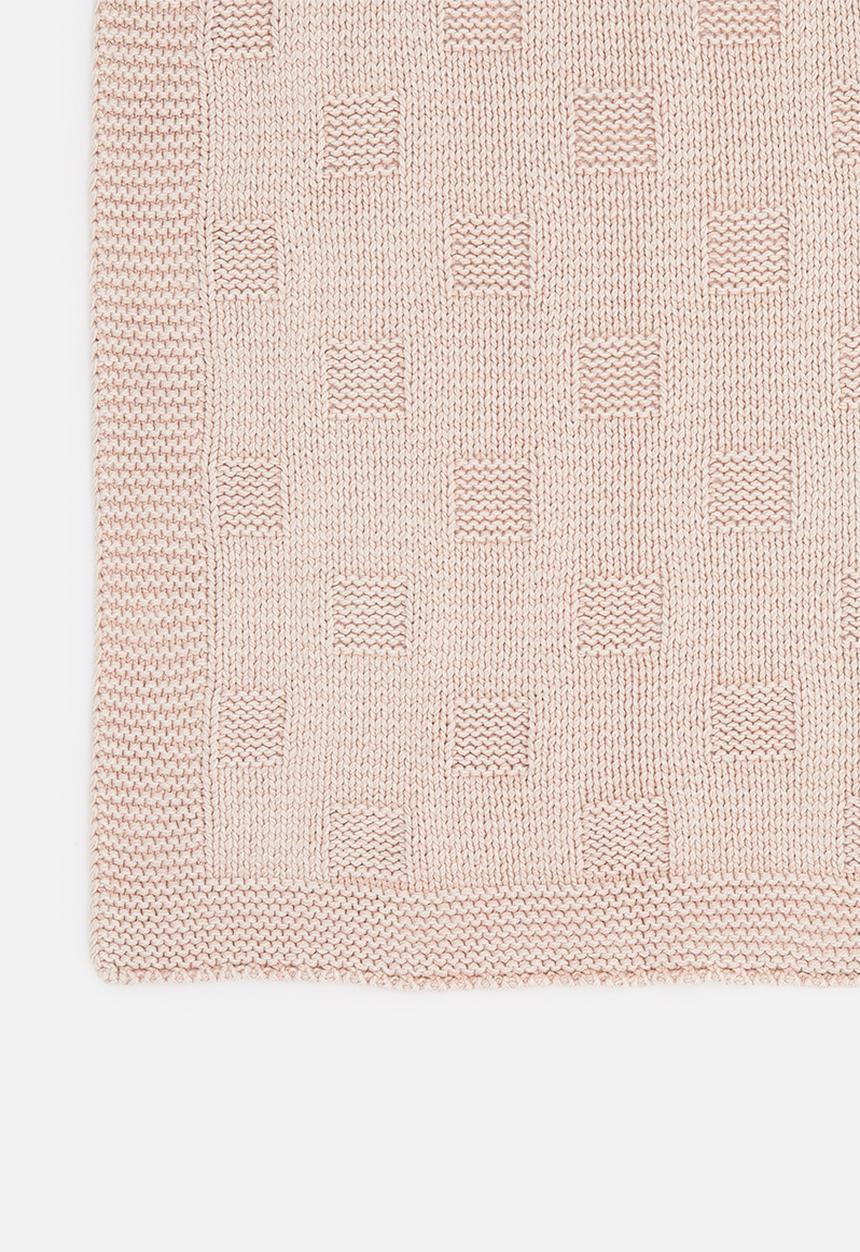 Sixth Floor - Cotton knit blankie - cameo