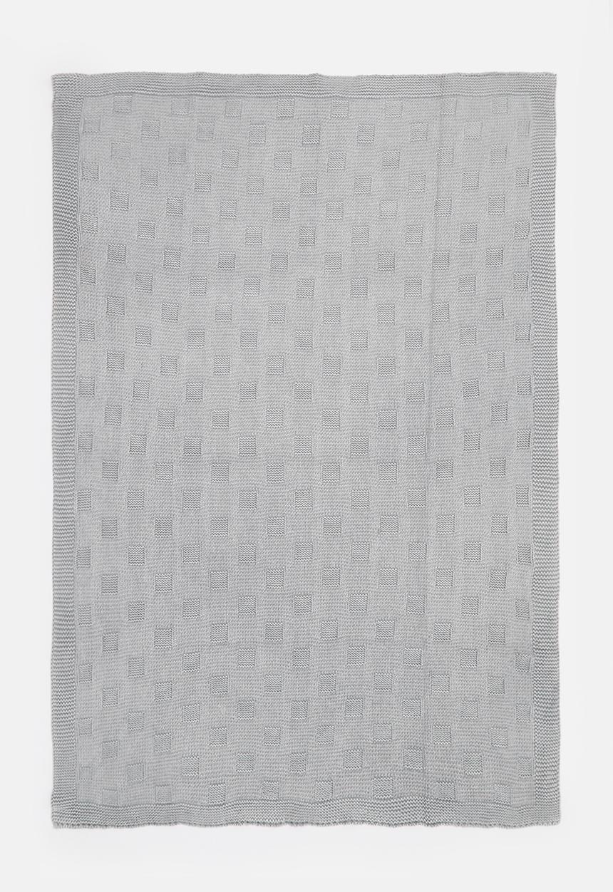 Sixth Floor - Cotton knit blankie - quiet grey