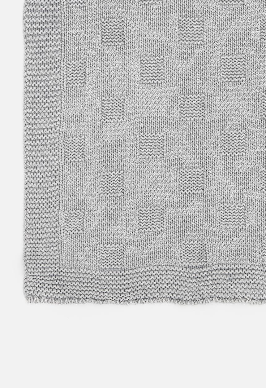 Sixth Floor - Cotton knit blankie - quiet grey