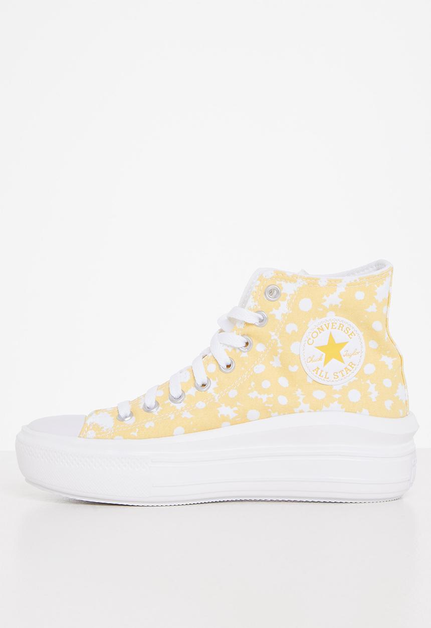 Converse - Chuck Taylor all star move floral platform hi - cyber mango/white