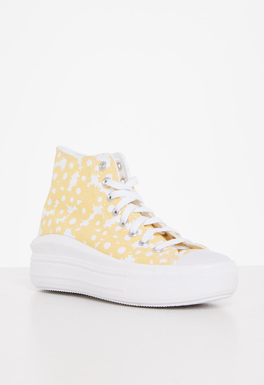 Converse - Chuck Taylor all star move floral platform hi - cyber mango/white