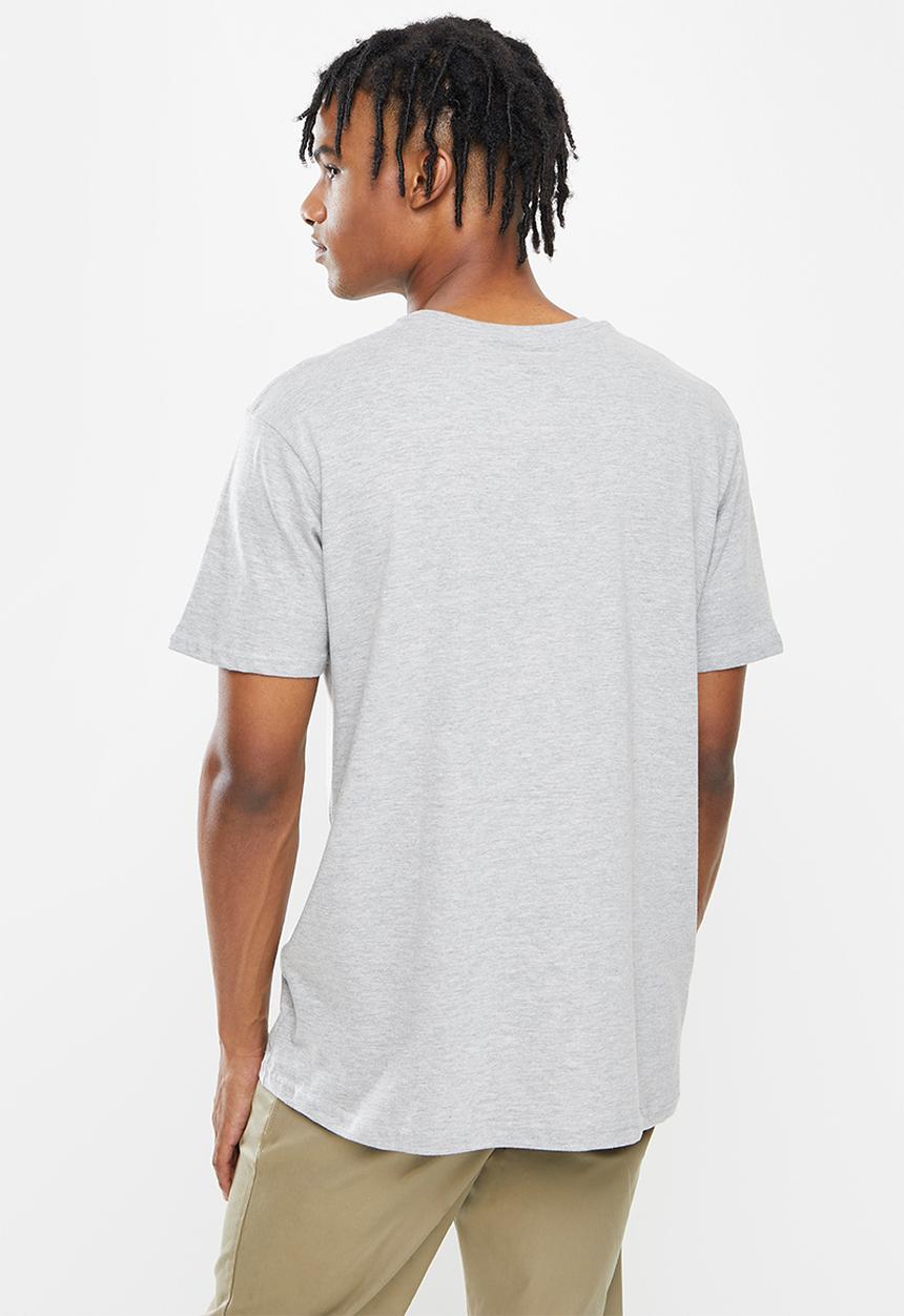 Quiksilver - Corp logo short sleeve tee - athletic heather