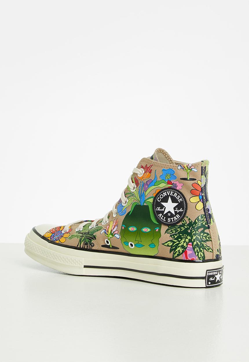 Converse - Chuck 70 plant love hi - nomad khaki/irish green/cyber mango