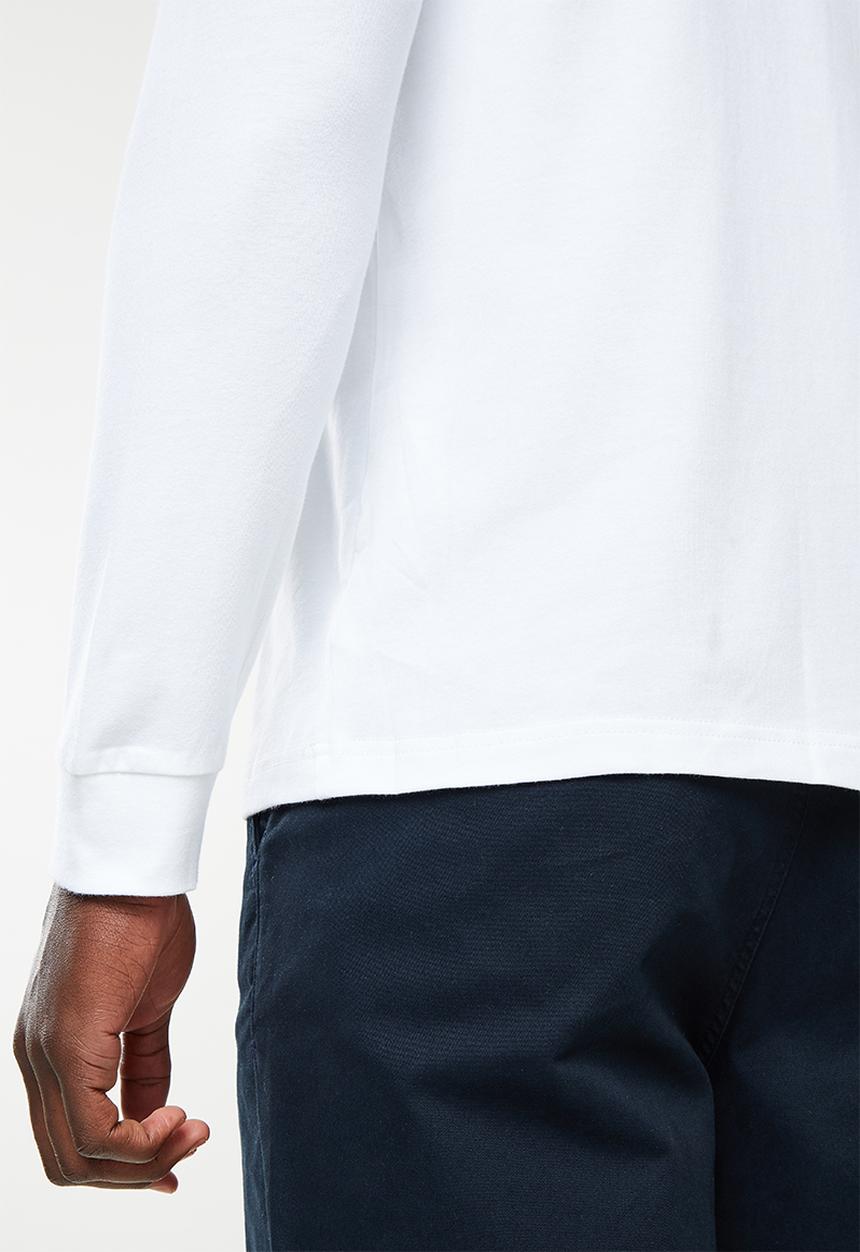 Nautica - Long sleeve crew neck tee - white