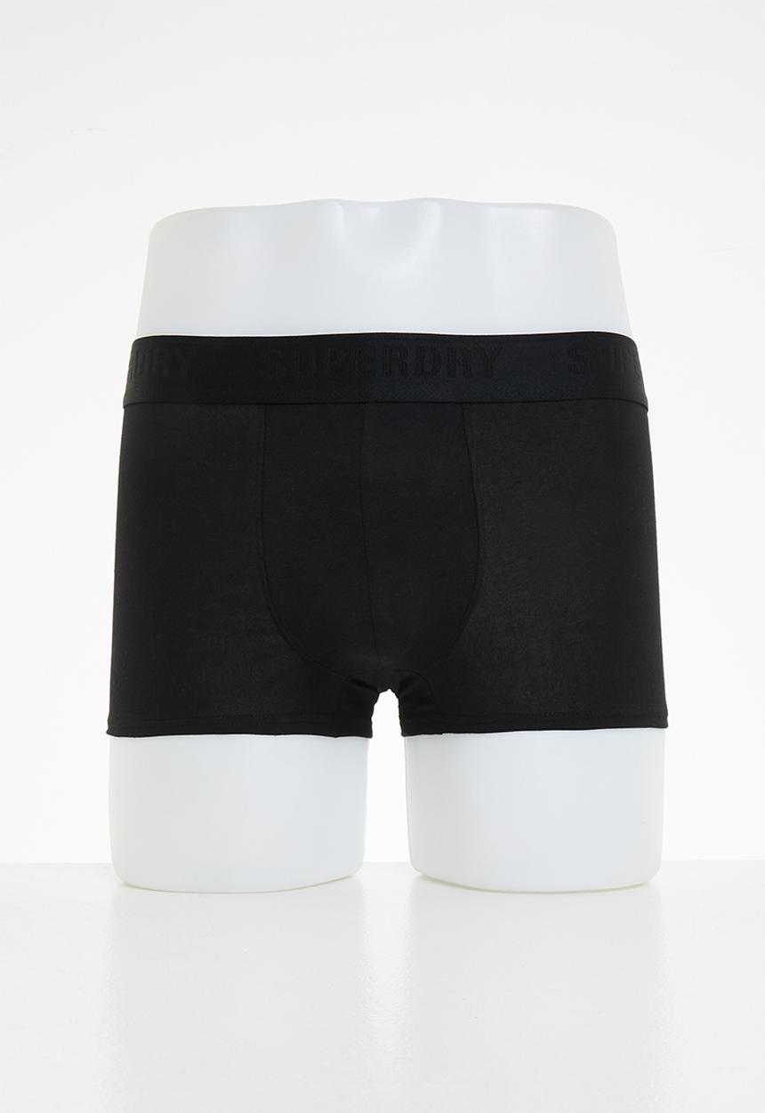 Superdry. - Trunk multi triple pack - black 
