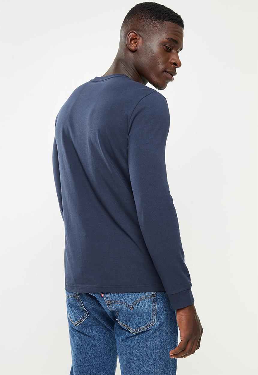 Nautica - Long sleeve crew neck tee - navy