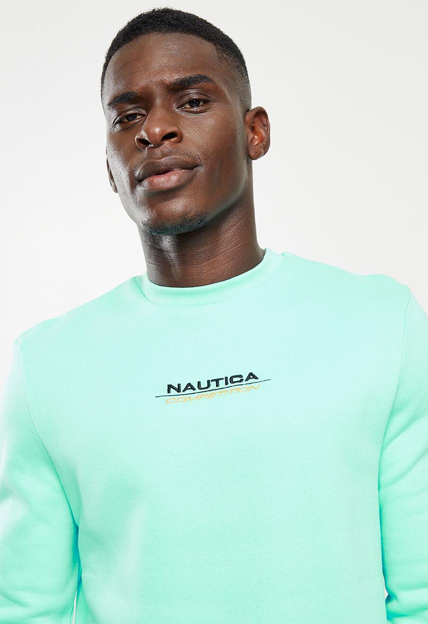 Nautica - Porgy fleece sweater - blue