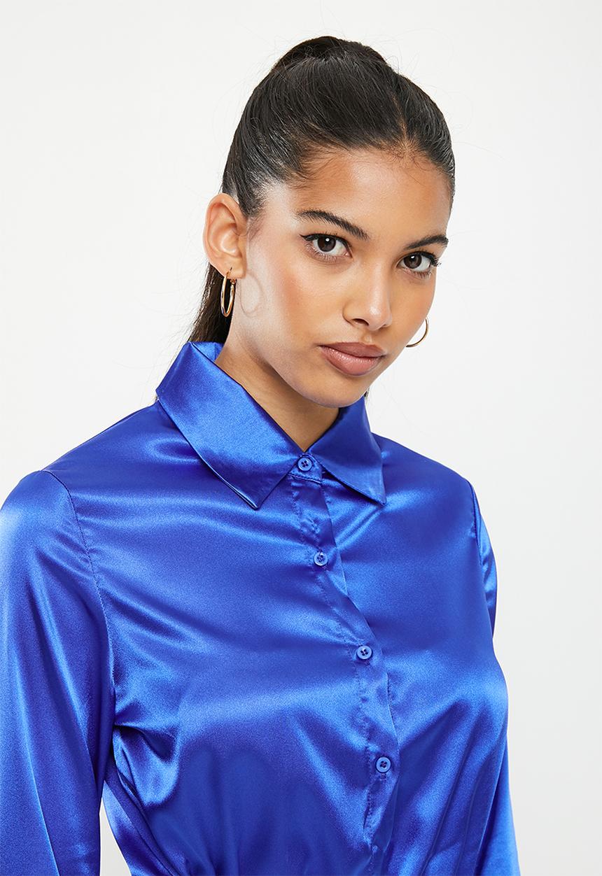 The Lot - Spotlight shirt dress - blue