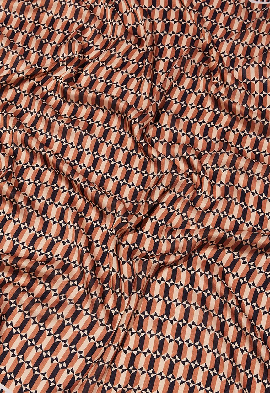 Rubi - Versatile scarf - brown sia geo