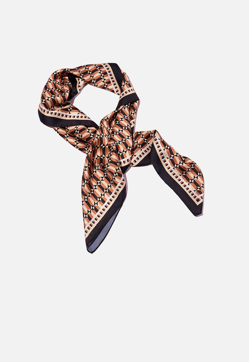 Rubi - Versatile scarf - brown sia geo