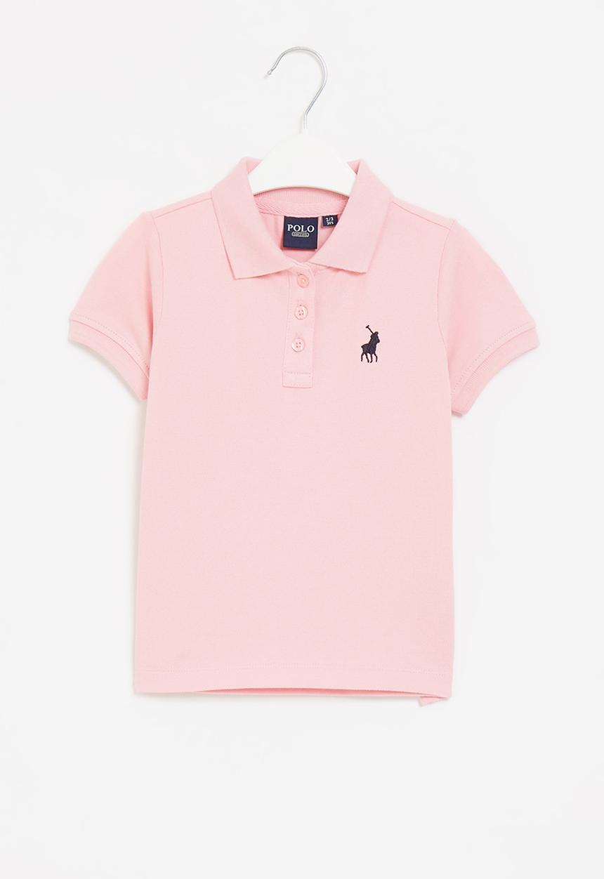 POLO - Girls classic short sleeve golfer - pink