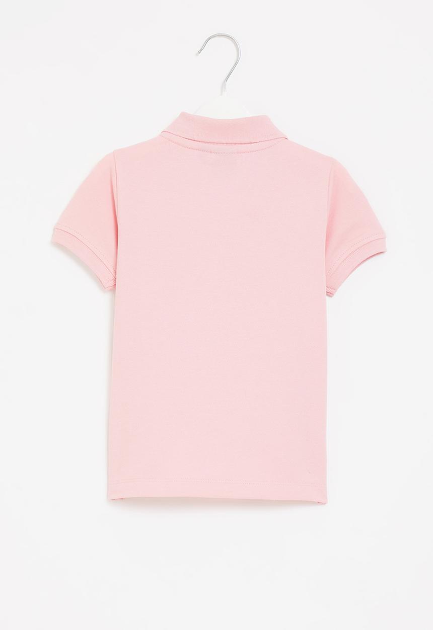 POLO - Girls classic short sleeve golfer - pink