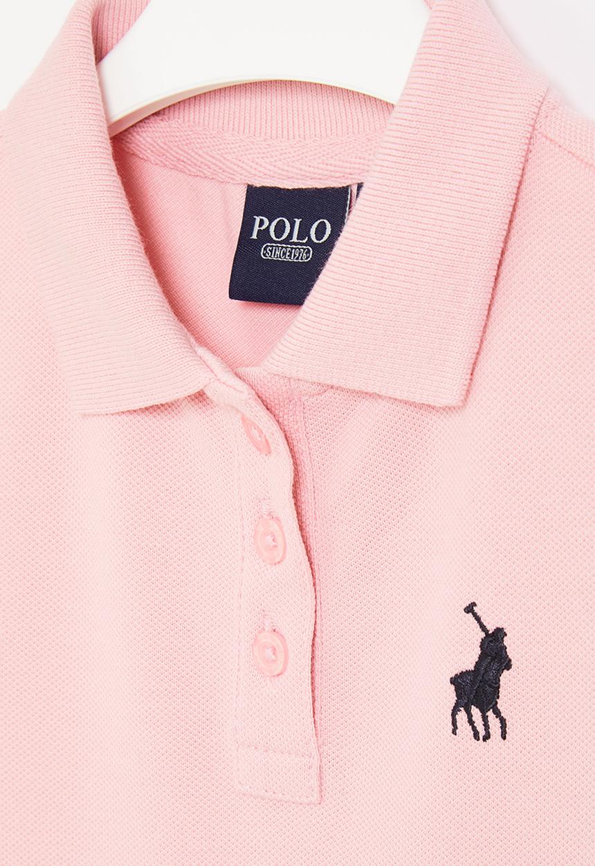 POLO - Girls classic short sleeve golfer - pink