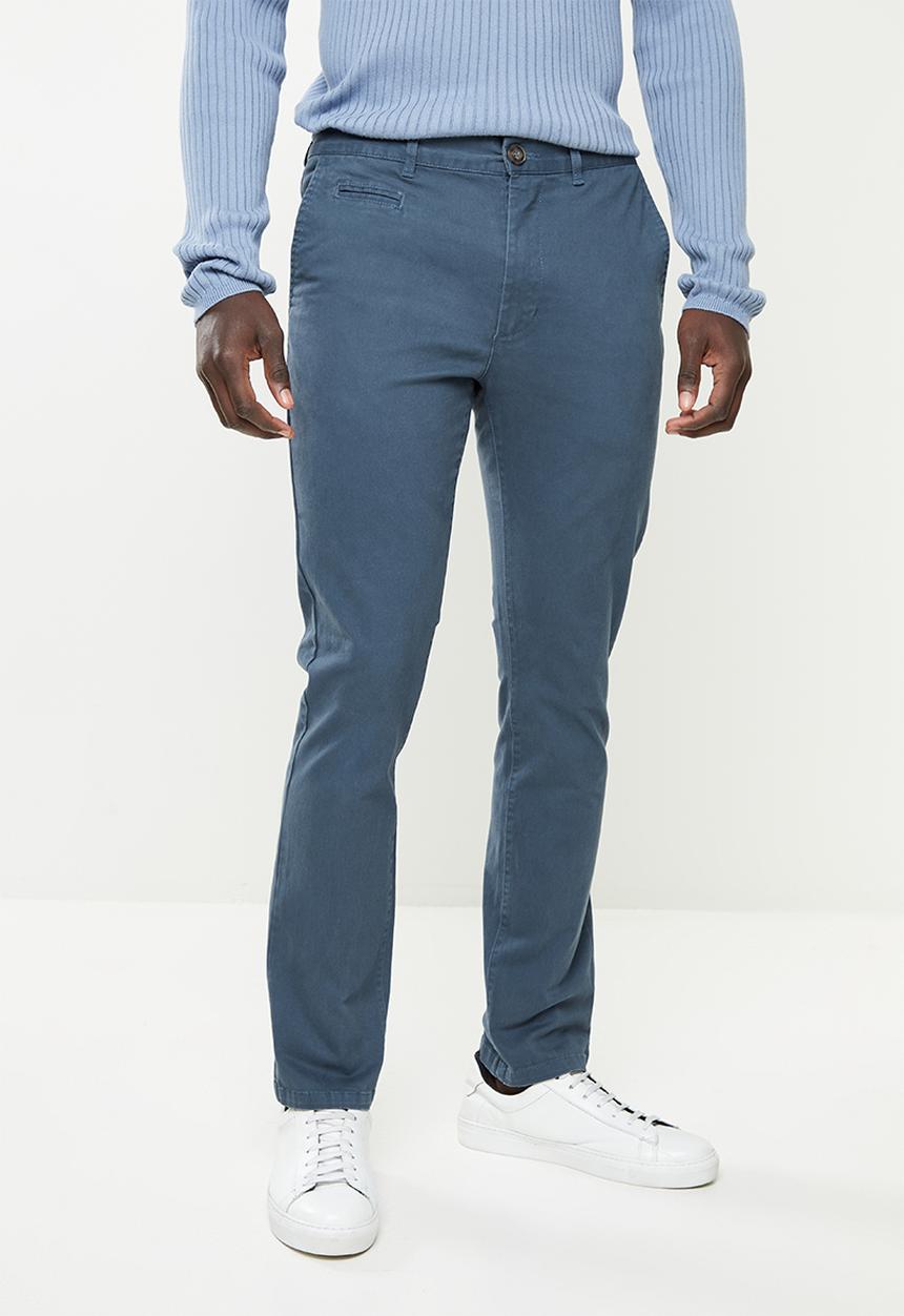 Pierre Cardin - Pc stretch chino pant - airforce blue