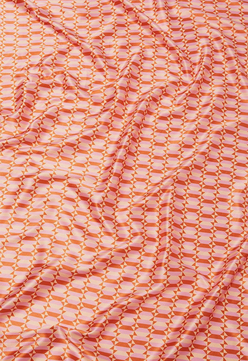 Rubi - Versatile scarf - pink sia geo