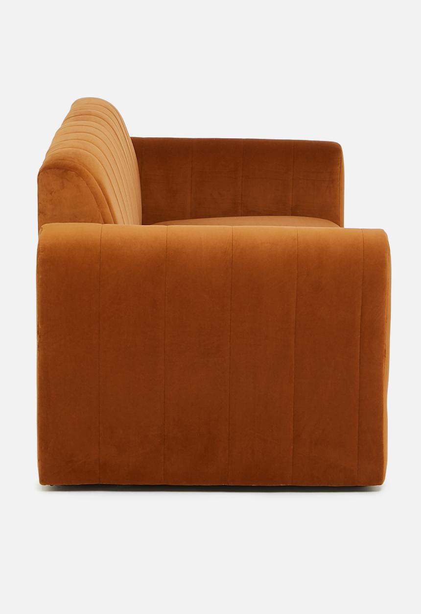 Sixth Floor - Isabella 3 seater - rust