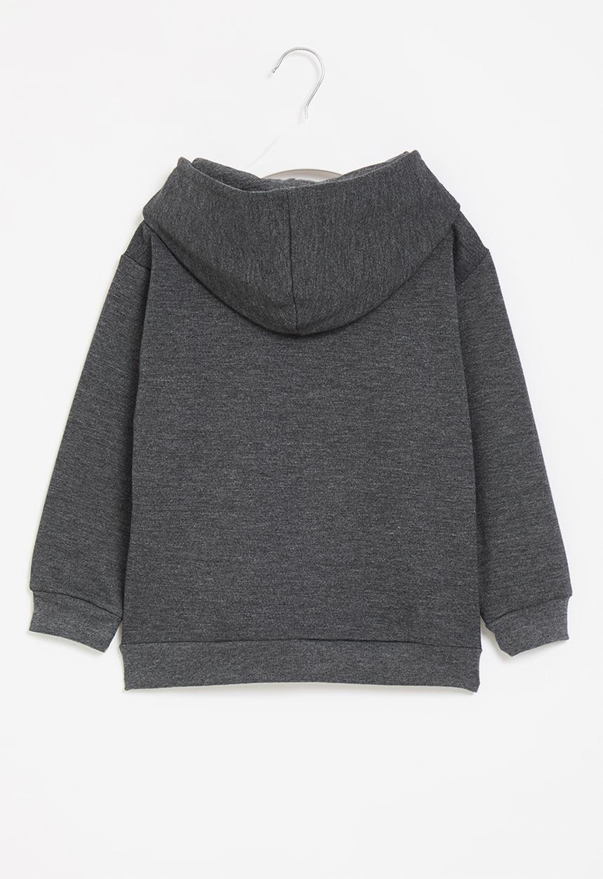 Superbalist Kids - Boys Nasa hoodie - charcoal mel