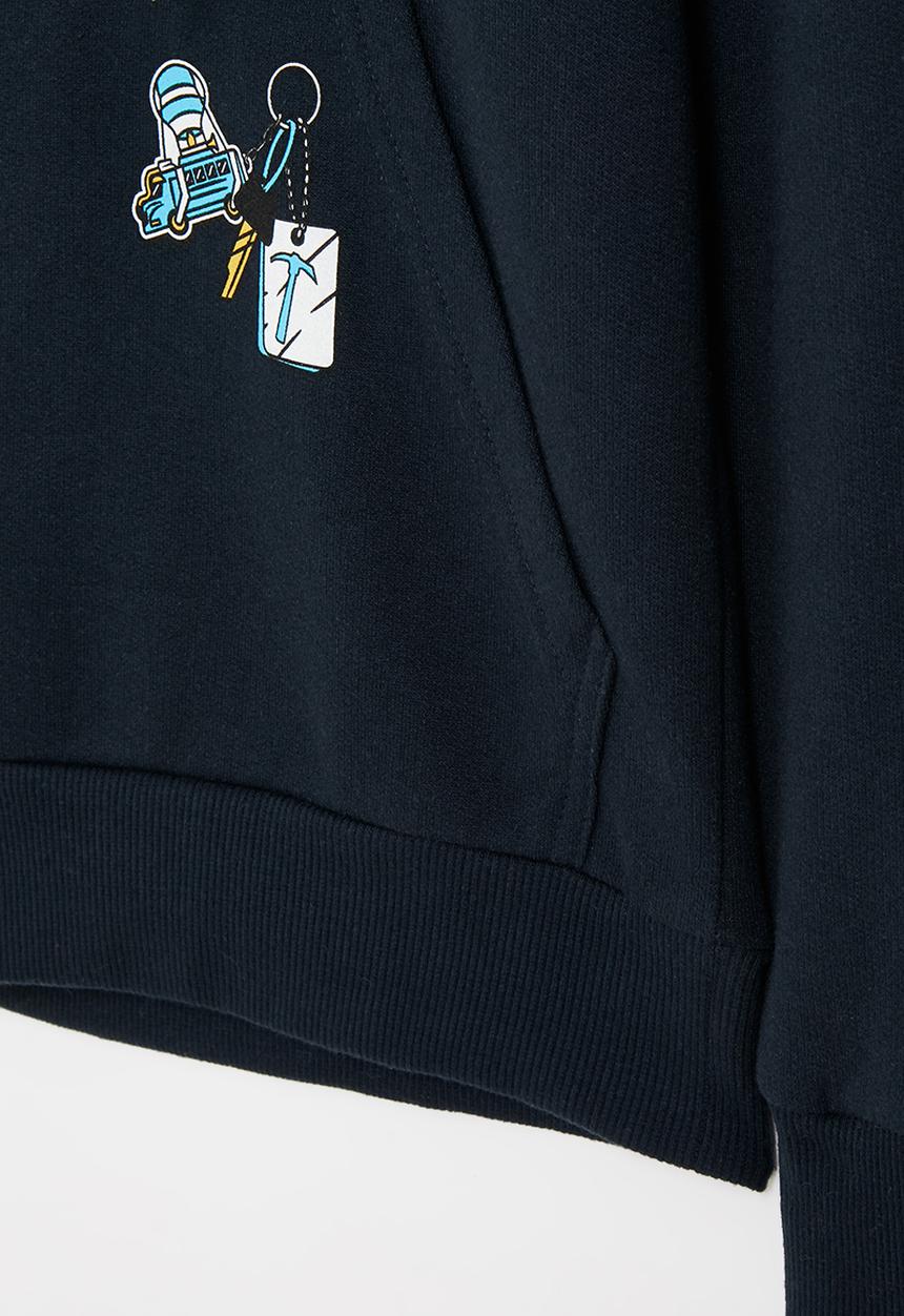 Rebel Republic - Fortnite keychain hoodie - navy
