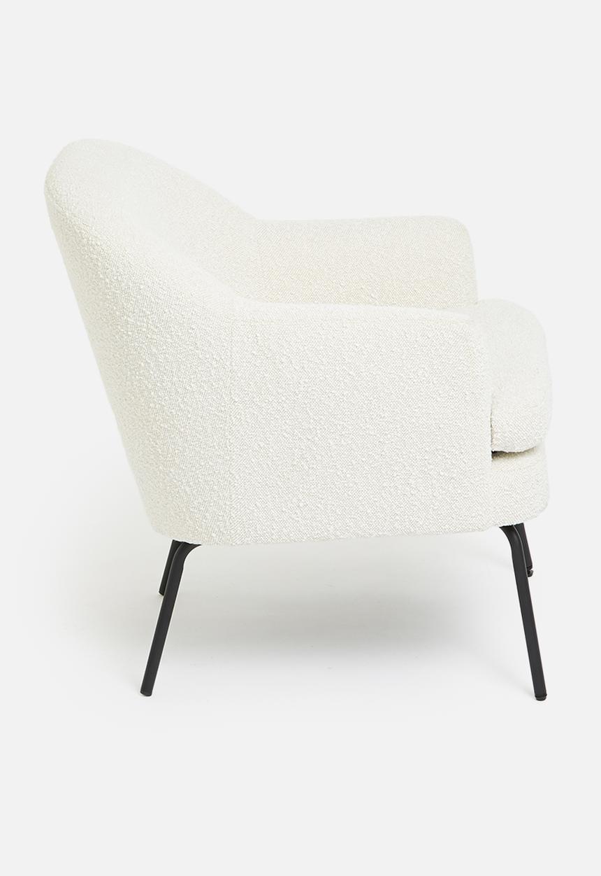 Sixth Floor - Ella lounge chair - sherpa