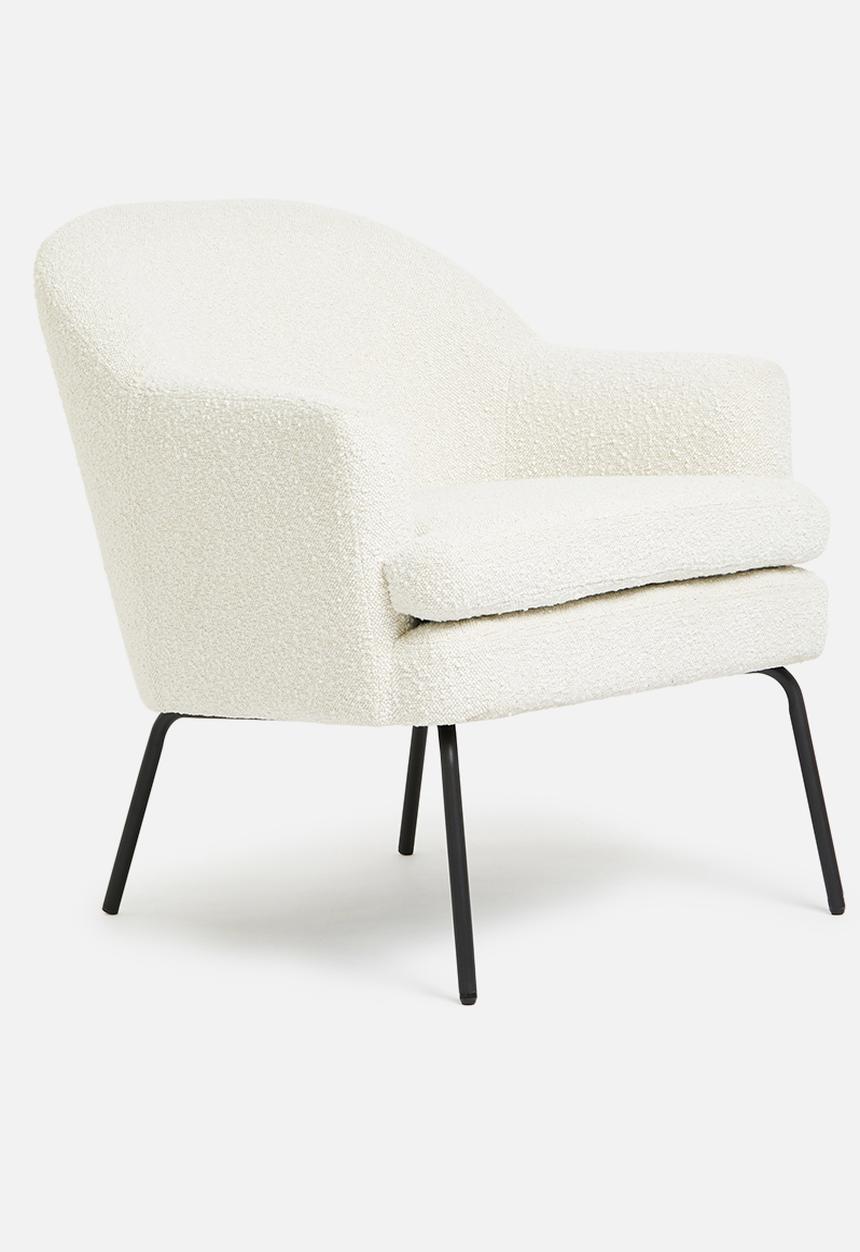 Sixth Floor - Ella lounge chair - sherpa