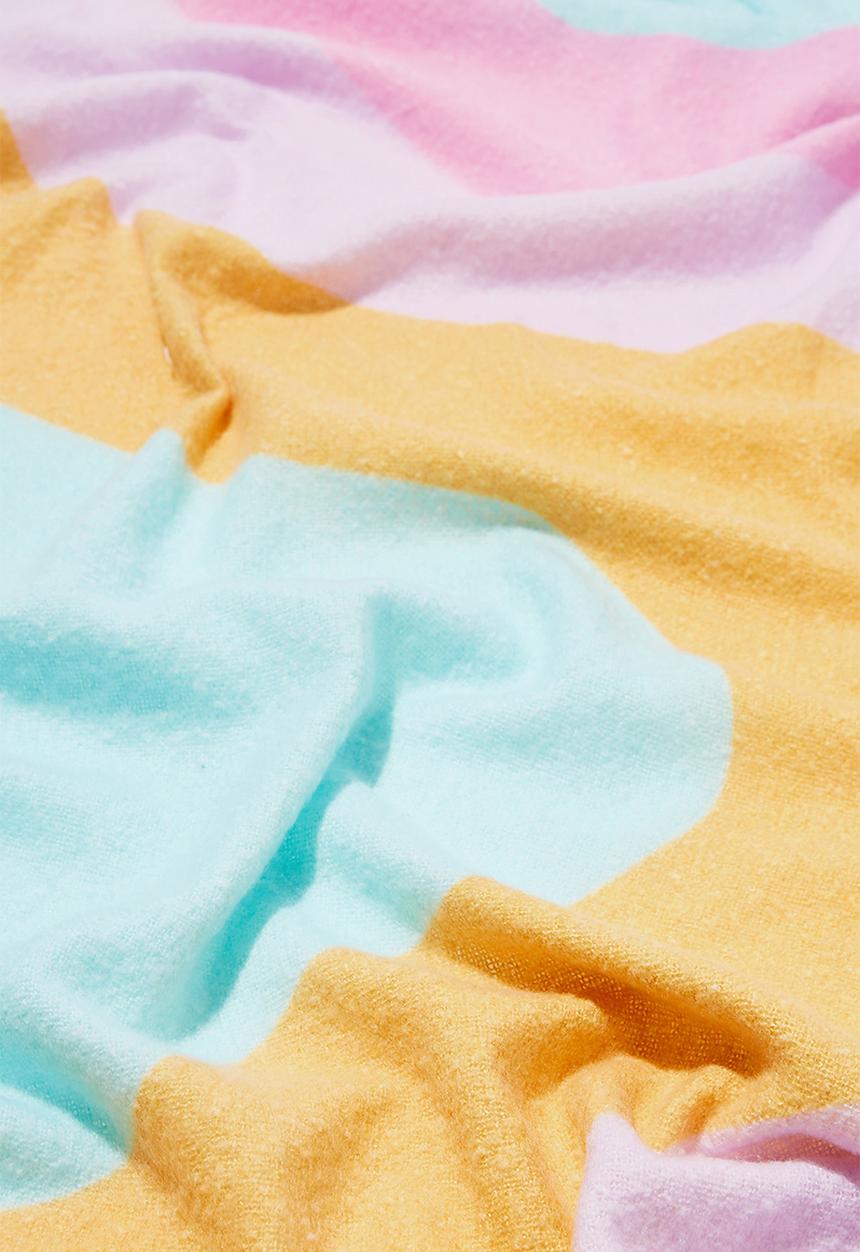 Rubi - Brady blanket scarf - warped retro pink