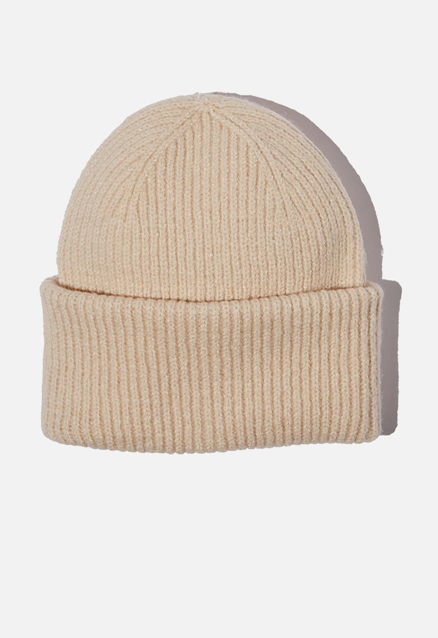 Rubi - Racquel ribbed beanie - barley