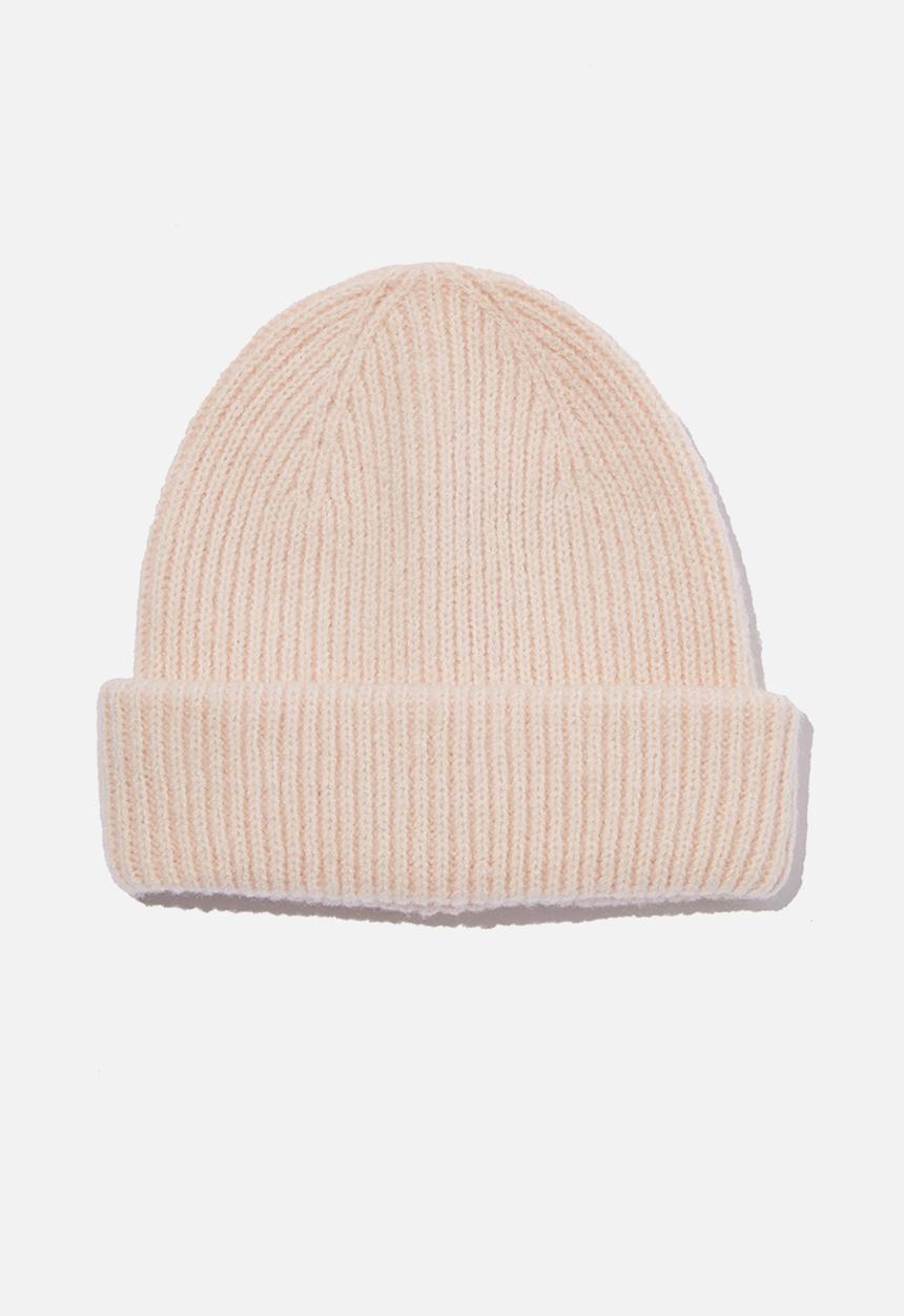 Rubi - Racquel ribbed beanie - soft pink