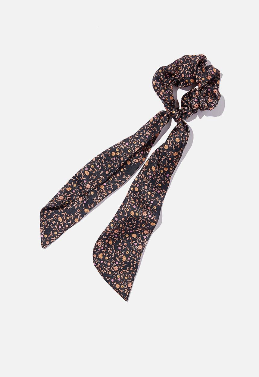 Rubi - Blair convertible scrunchie - ashlee ditsy floral black