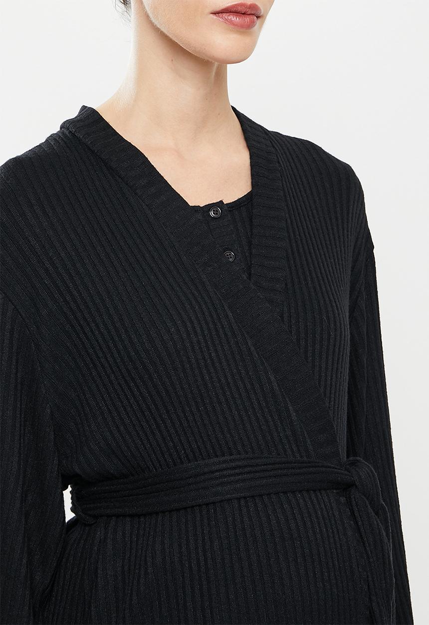 Superbalist - Maternity soft touch gown - black