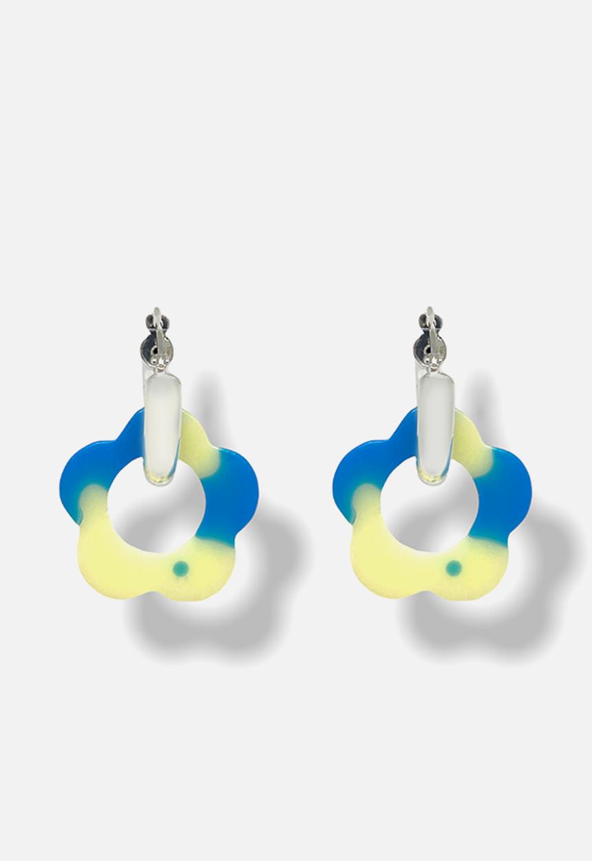 Pina Jewels - Daisy charm - blue & cream