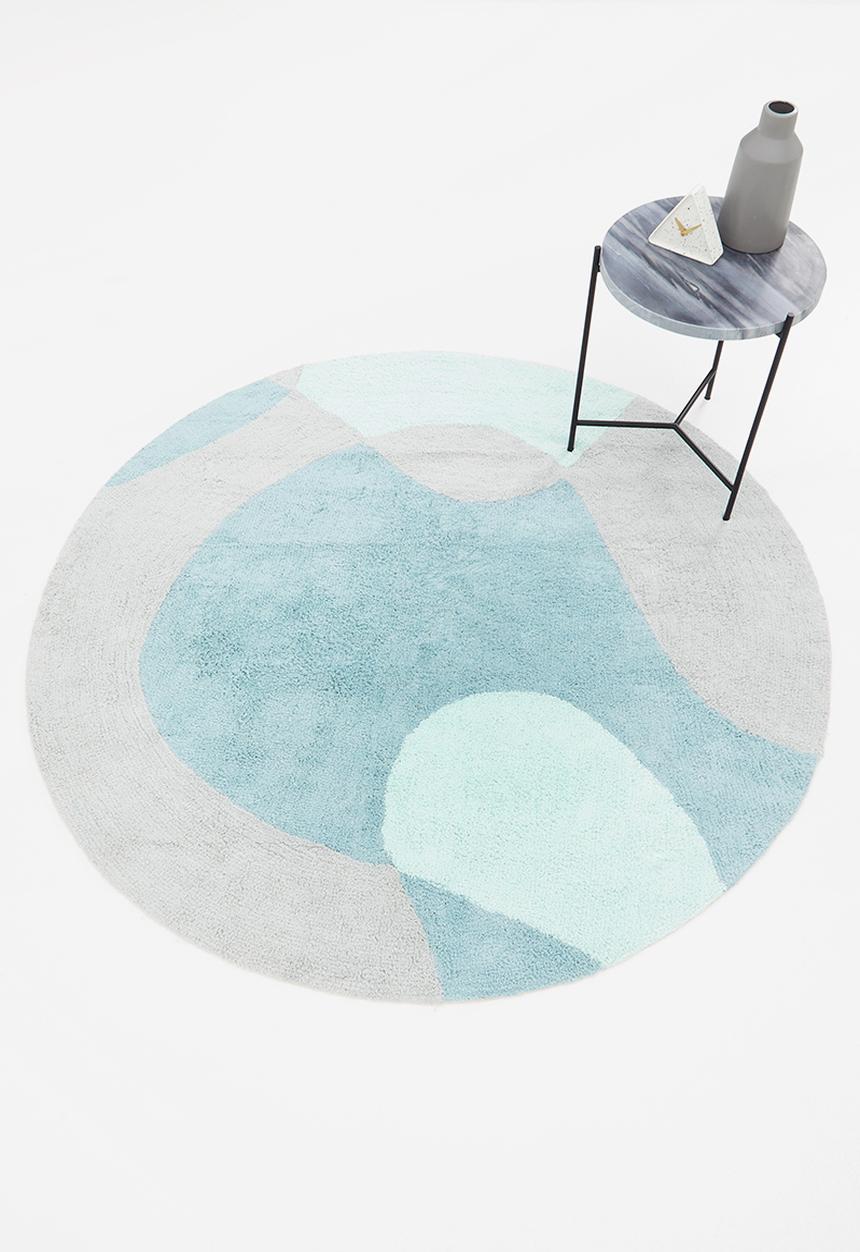 Sixth Floor - Liquid round tufted rug - multi