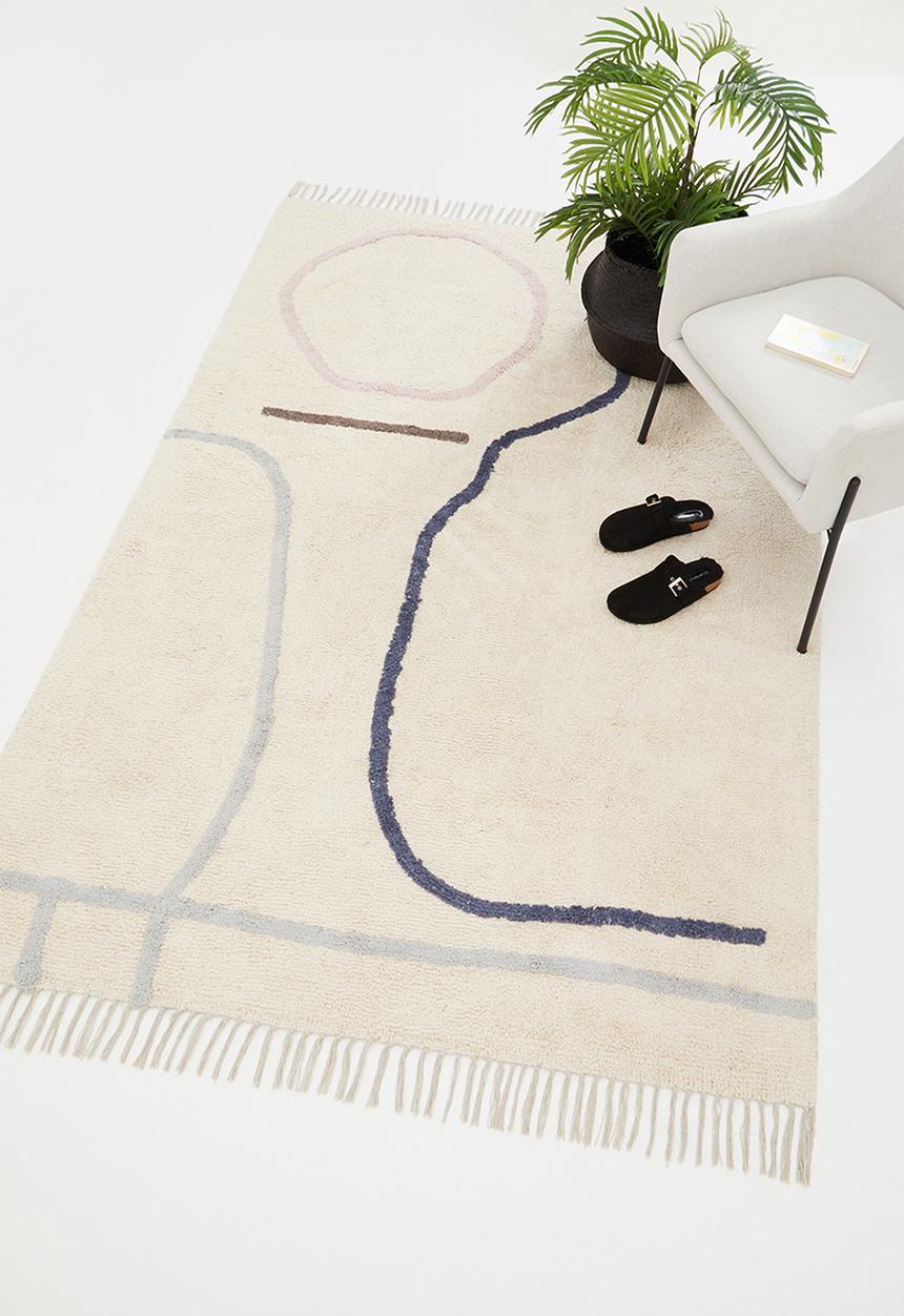 Sixth Floor - Mae cotton tufted rug - multi