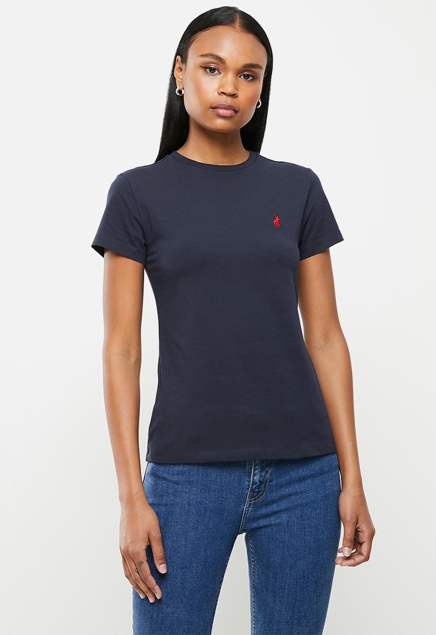 POLO - Allie short sleeve pony stretch T-shirt - navy