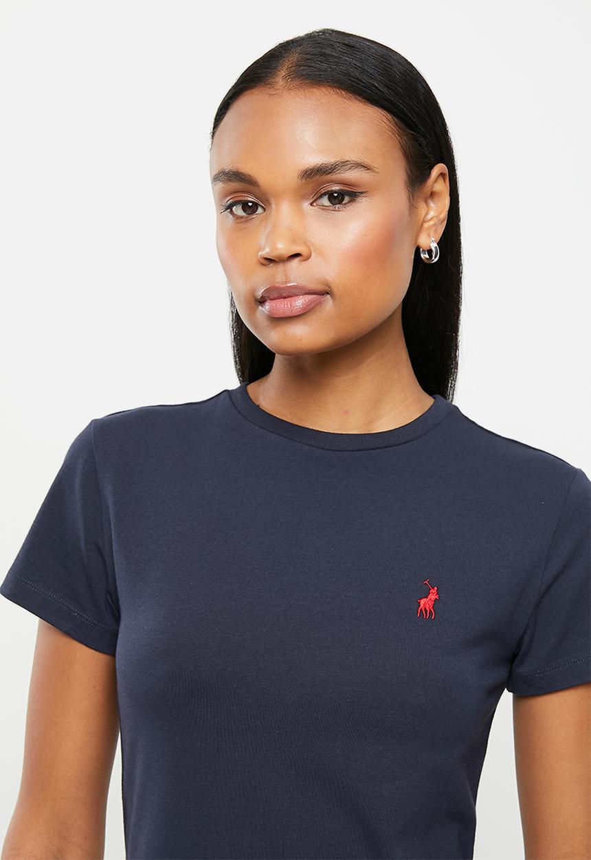 POLO - Allie short sleeve pony stretch T-shirt - navy