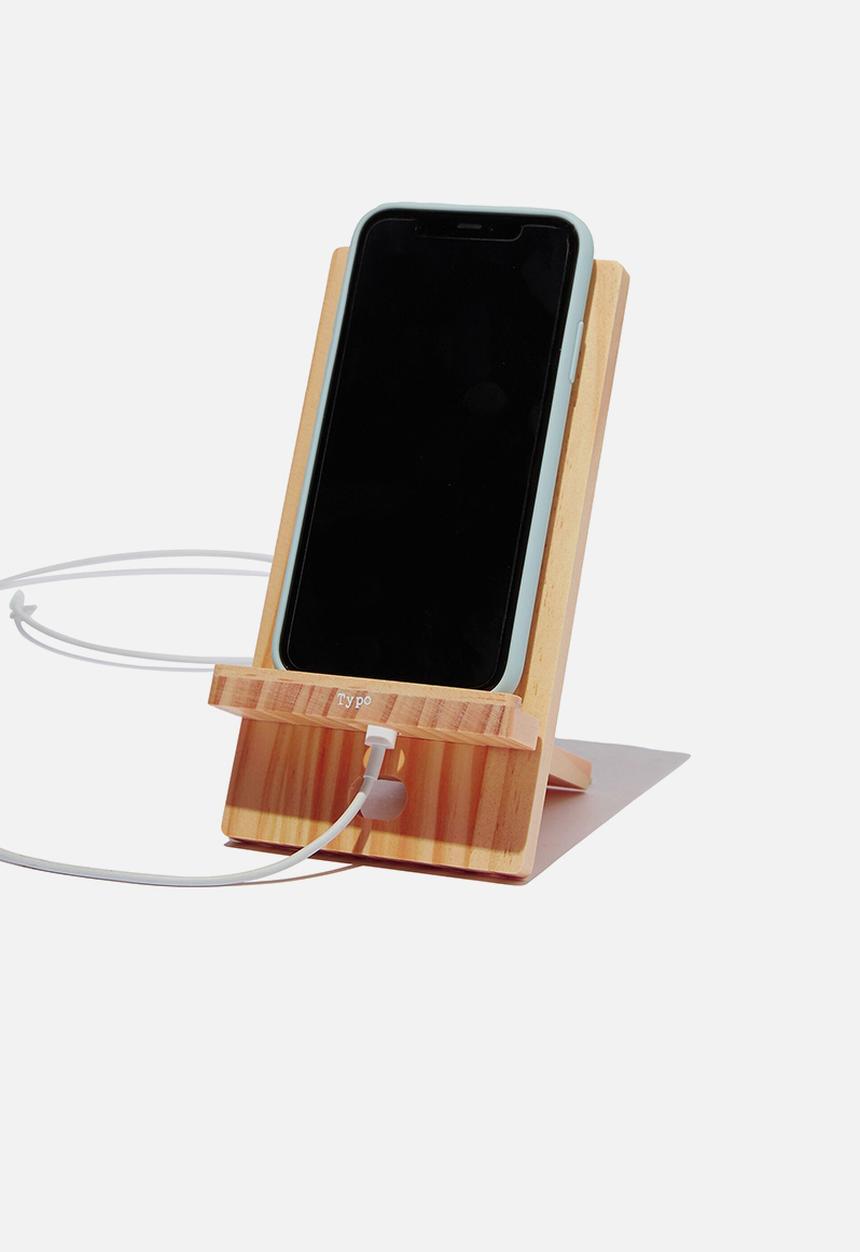 Typo - On hold phone stand - natural