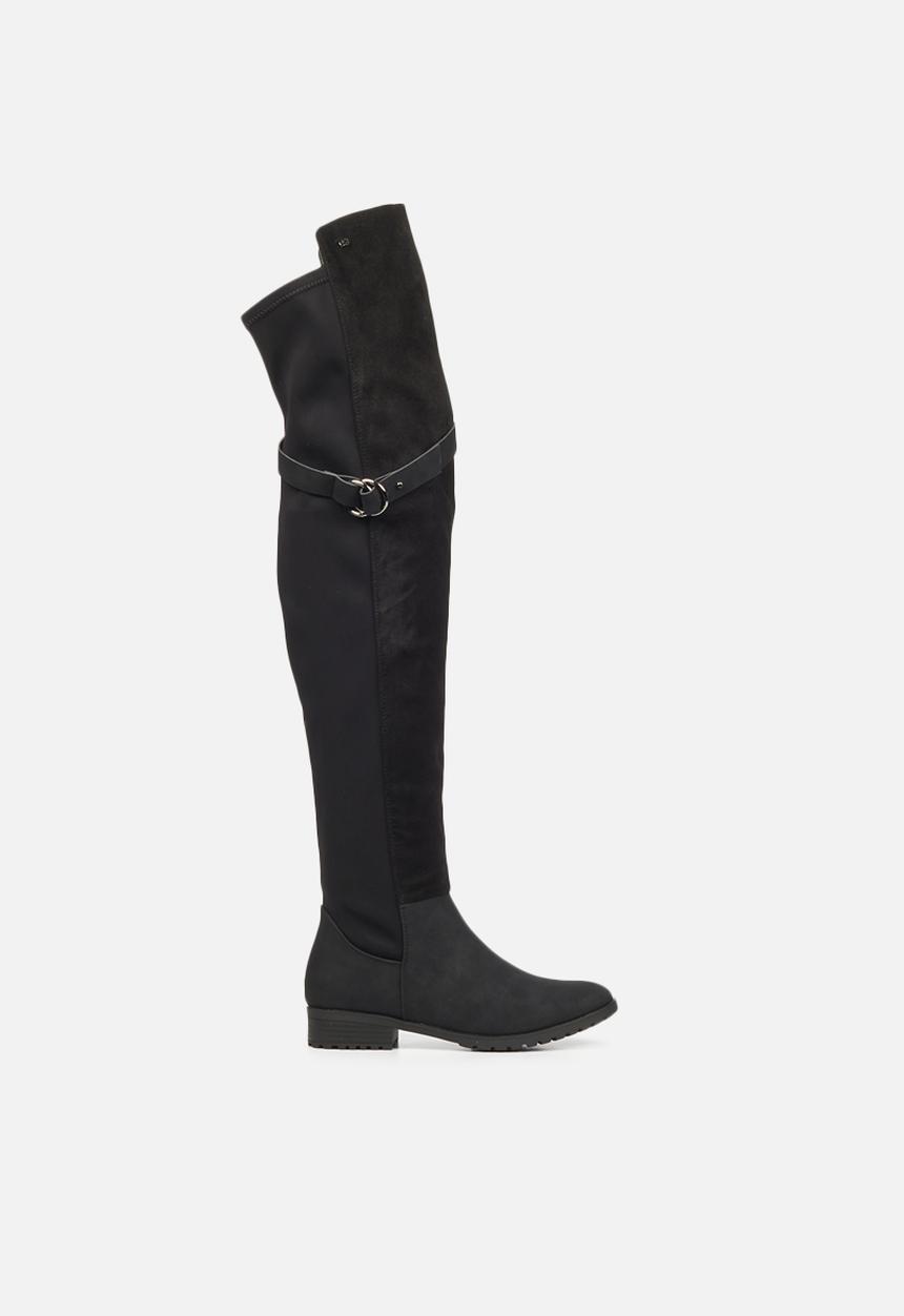 Miss Black - Krabi2 over the knee boot - black
