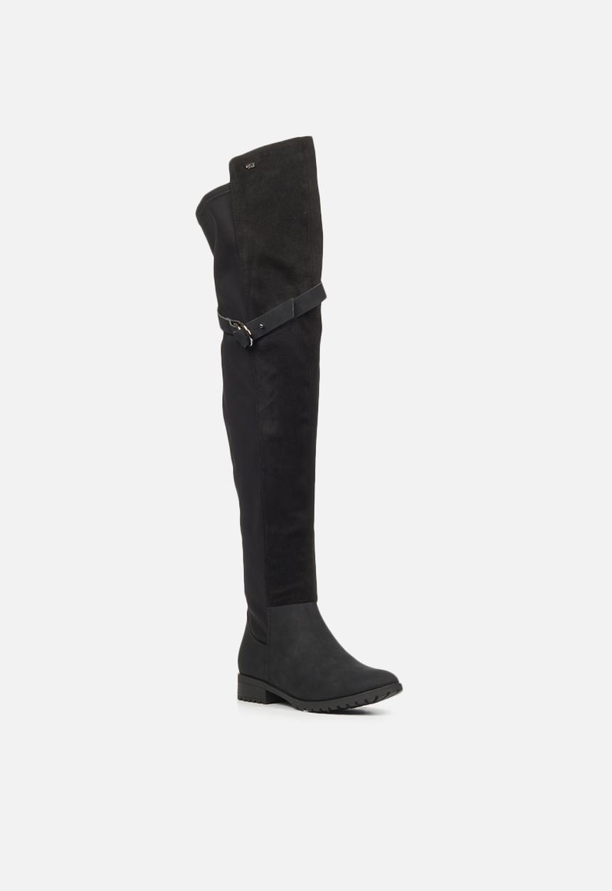 Miss Black - Krabi2 over the knee boot - black