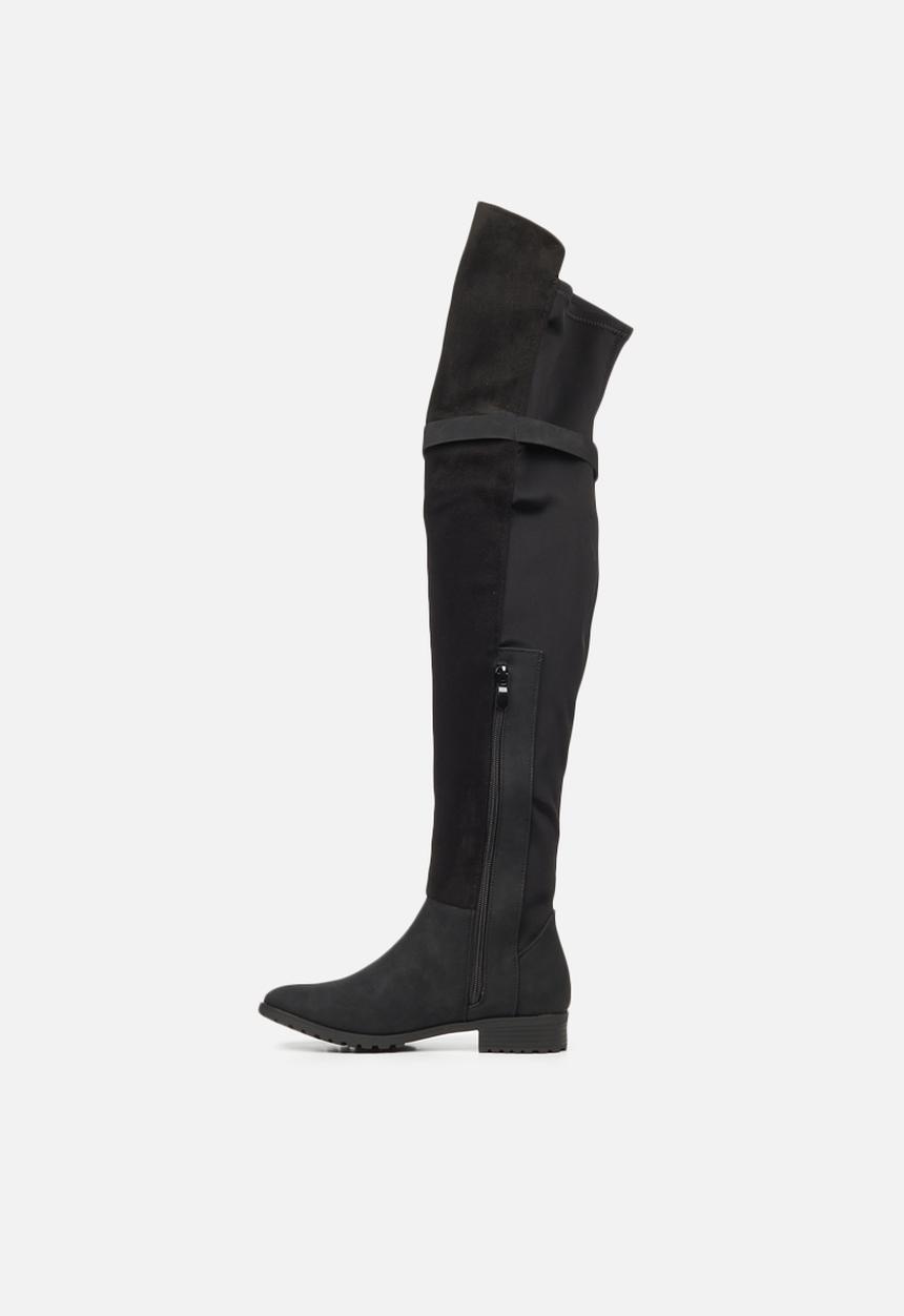 Miss Black - Krabi2 over the knee boot - black