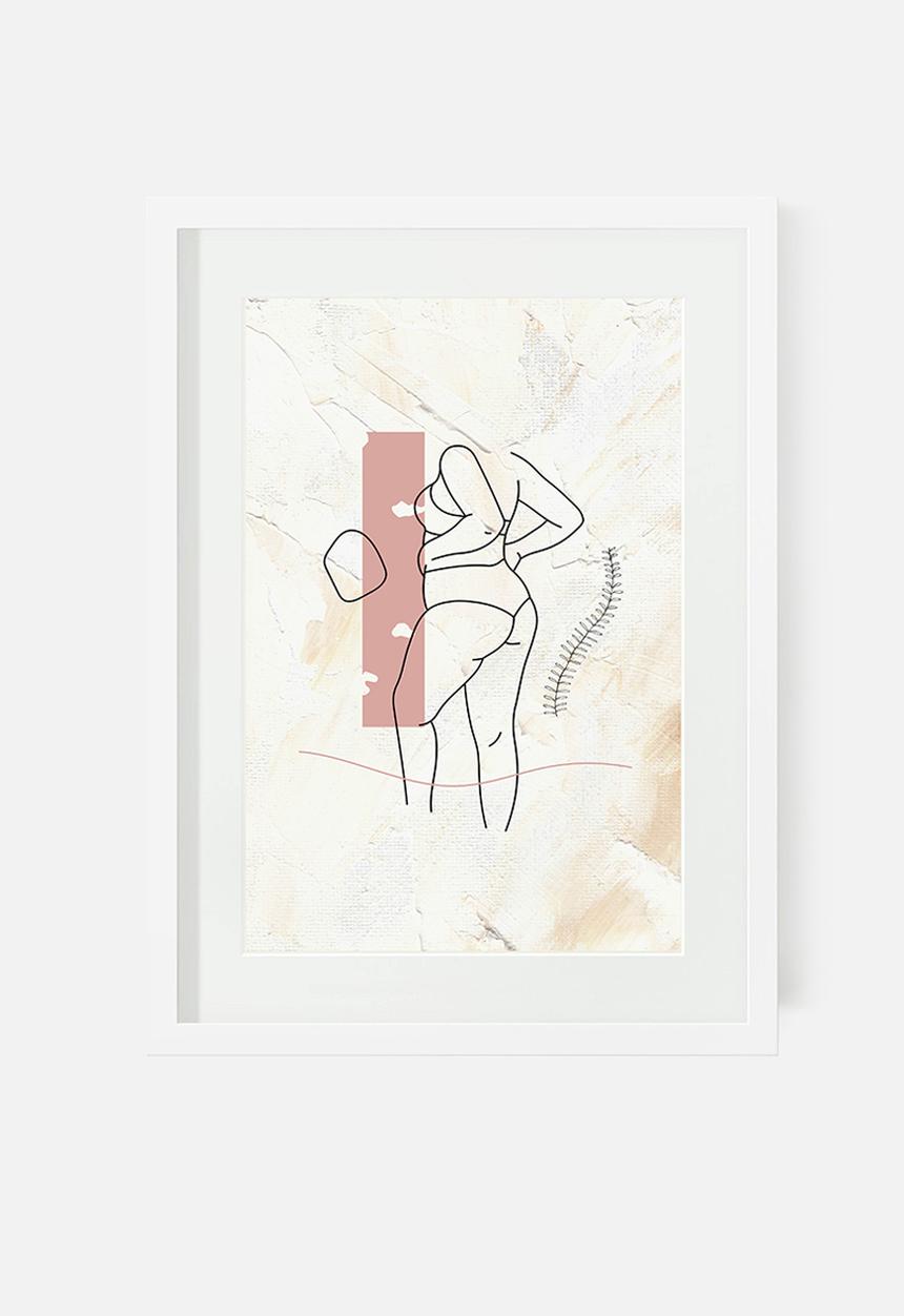 Sugar & Vice - Bohemian art print bundle - pink & rust