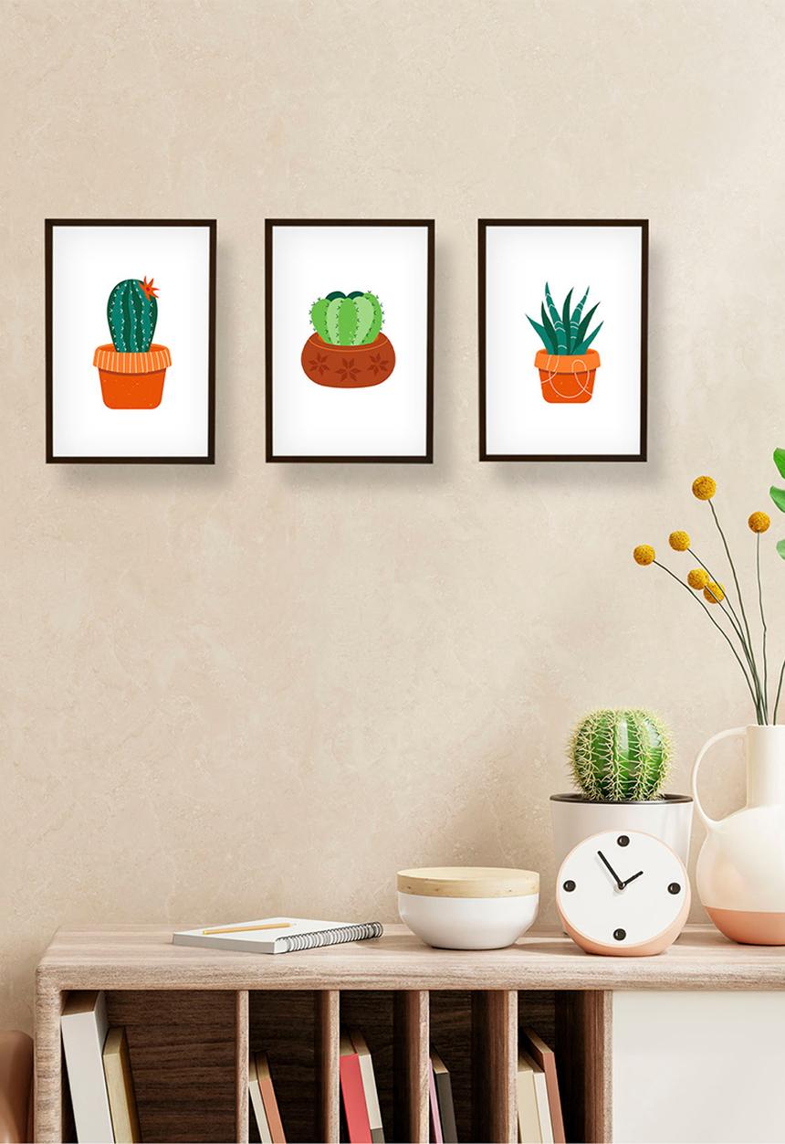 Sugar & Vice - Colour cactus wall art